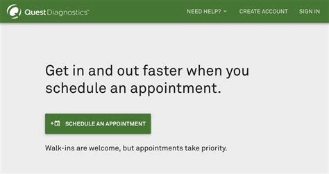 make an appointment quest|questdiagnostics make appointment online.